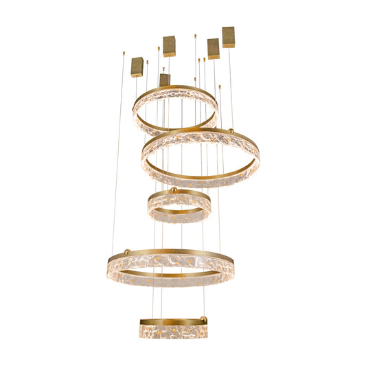 Minimalism Resin LED Circle Chandelier
