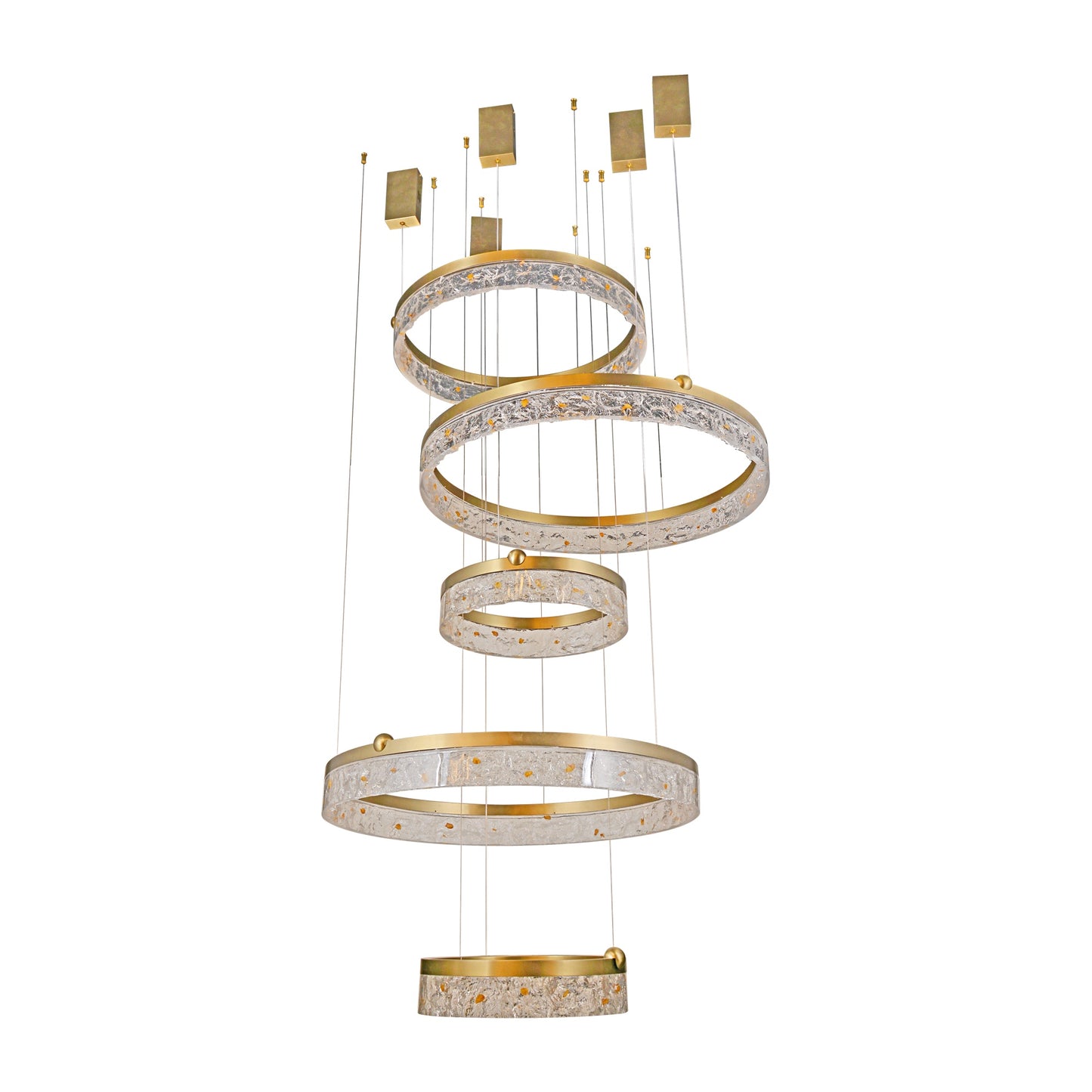 Minimalism Resin LED Circle Chandelier